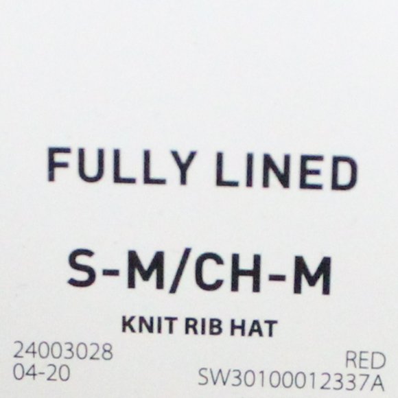 Swiss Tech Boy's S-M/CH-M Fully Lined Knit Rib Hat - Picture 5 of 9
